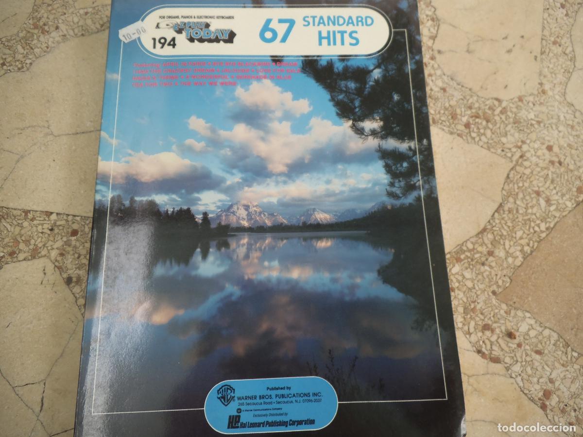 Partituras musicales: partitura, ez play today,n&ordm; 194, 67 standard hits, 128 paginas