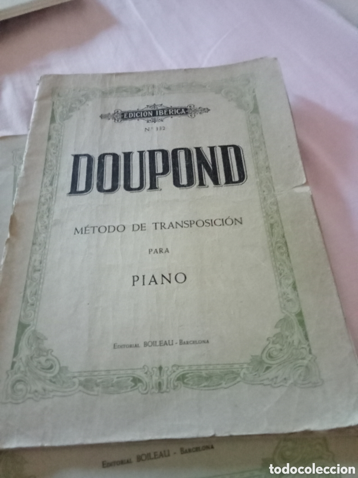 Partituras musicales: Doupond m&eacute;todo de transcripci&oacute;n para piano