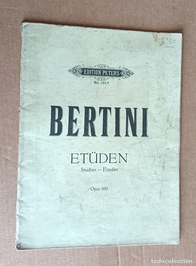 Partituras musicales: PARTITURA BERTINI -- Et&uuml;den