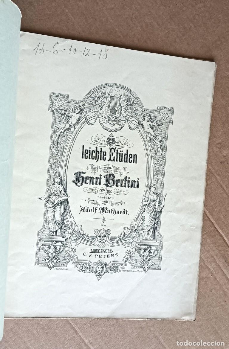 Partituras musicales: PARTITURA BERTINI -- Et&uuml;den - Foto 4