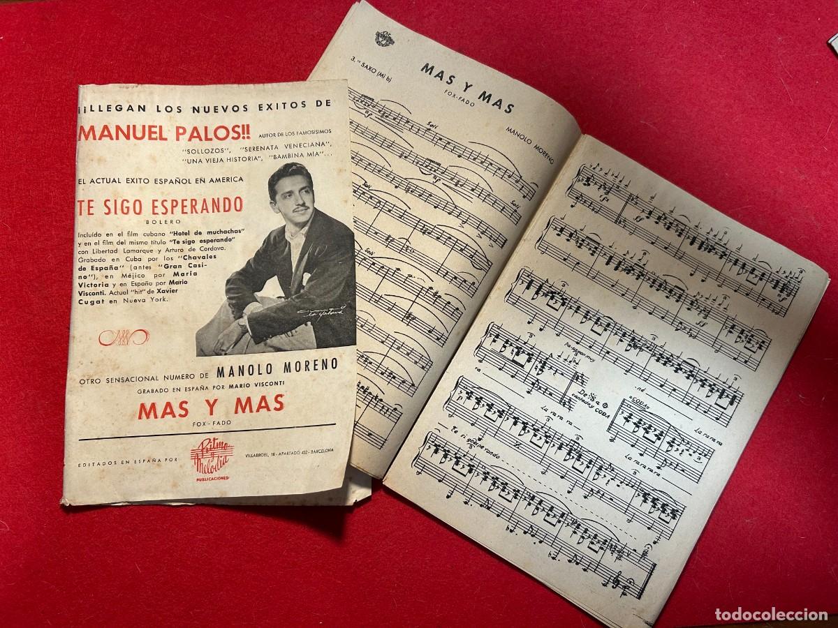 Partituras musicales: Partituras, Bolero te sigo esperando, Mas y Mas,Tum Tum Swing,Chilau en Paris, Ritmo y Melodia