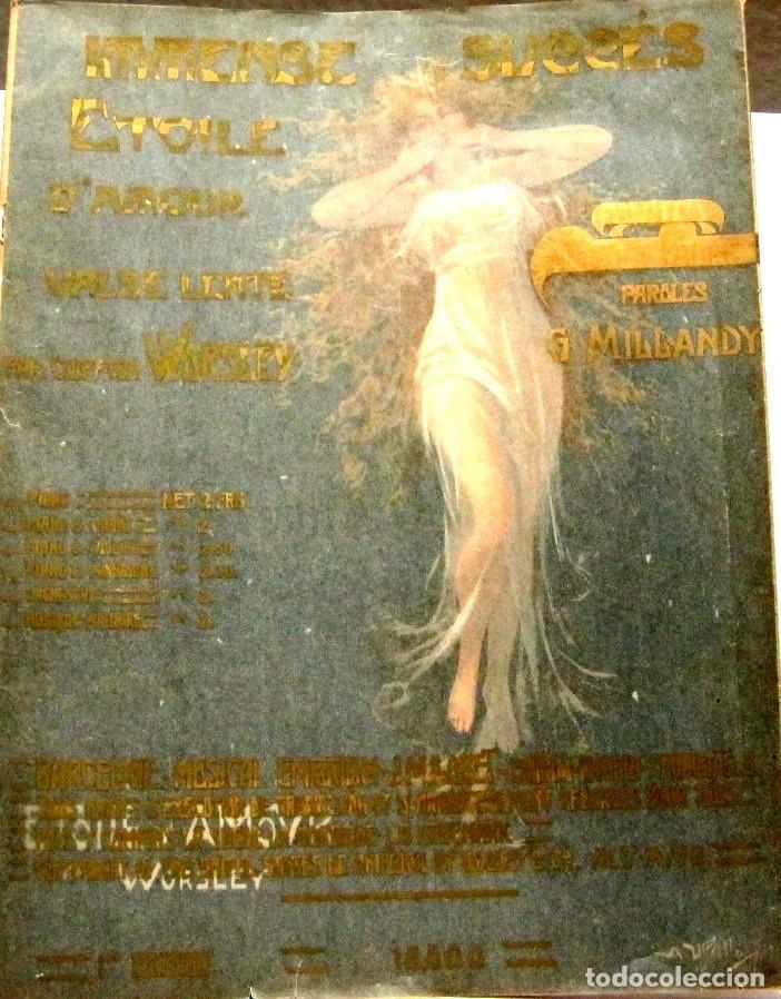 Partituras musicales: ETOILE D'AMOUR - ESTRELLA DE AMOR - VALS CANTADO - A&Ntilde;O 1907 - PARTITURA