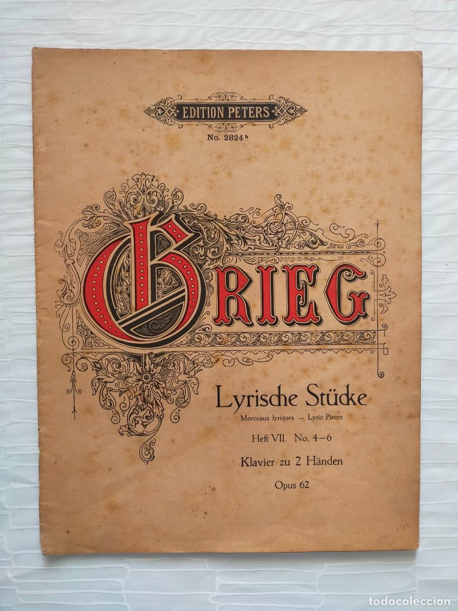 Partituras musicales: EDVARD GRIEG: Piezas L&iacute;ricas (Opus 62) - Editi&oacute;n Peters N&ordm; 2824