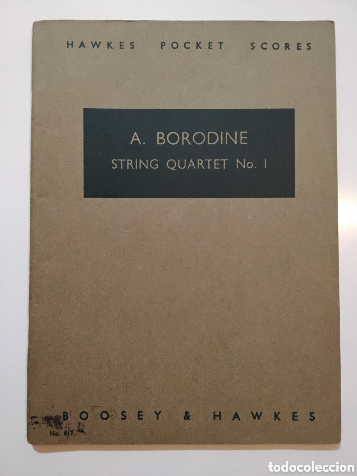 Partituras musicales: Alexander Borodin &ndash; First String Quartet &ndash; Boosey & Hawkes &ndash; c. 1950/1960