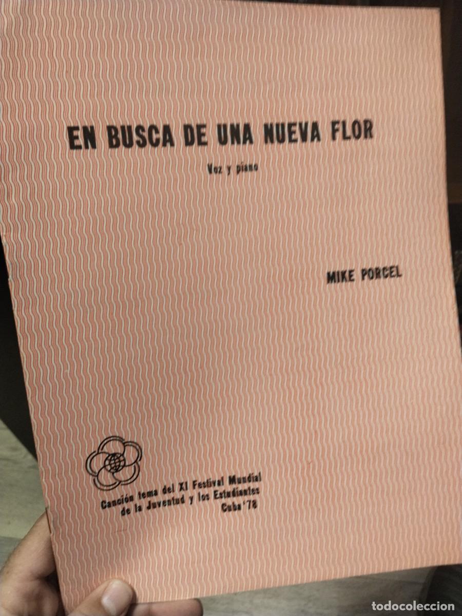 Partituras musicales: Partitura. En busca de una nueva flor. Mike Porcel