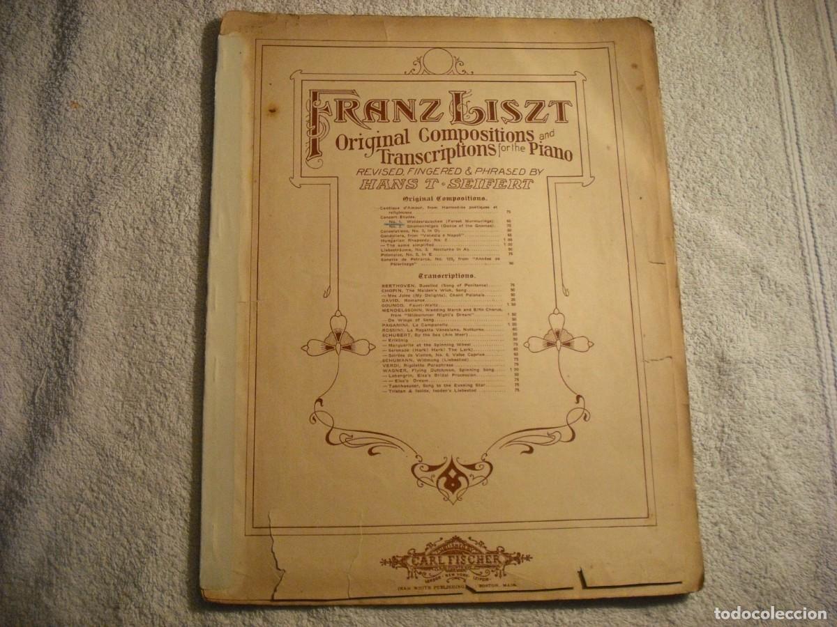 Partituras musicales: PARTITURA FRANZ LISZT . ORIGINAL COMPOSITIONS