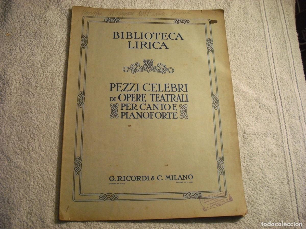 Partituras musicales: BIBLIOTECA LIRICA, PARTITURA . MARTA DI F. DE FLOTOW