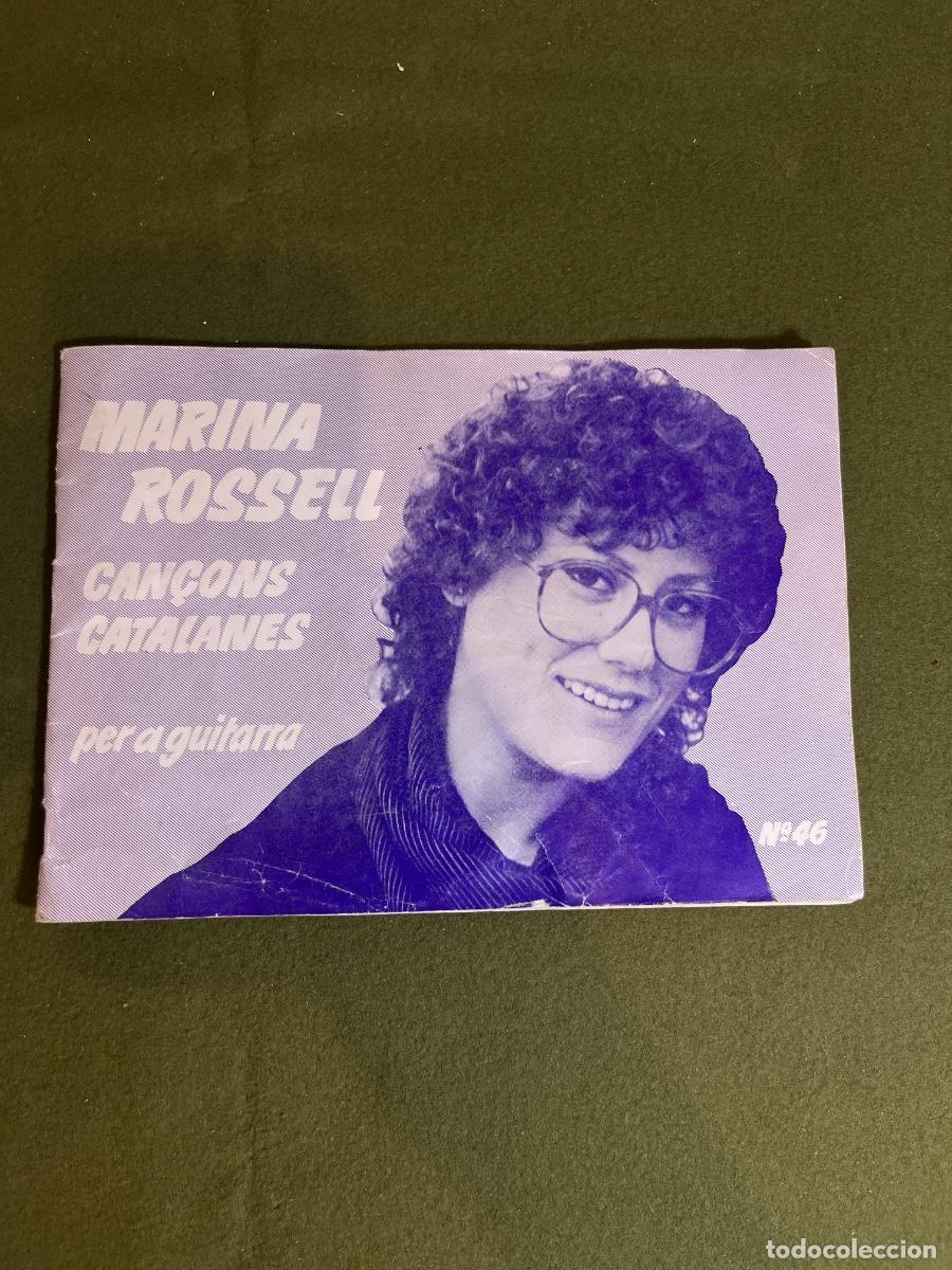Partituras musicales: Cancionero Marina Rossell &ndash; Can&ccedil;ons Catalanes &rdquo;Peregrinara&rdquo; M&uacute;sica del Sur 1983 Partituras