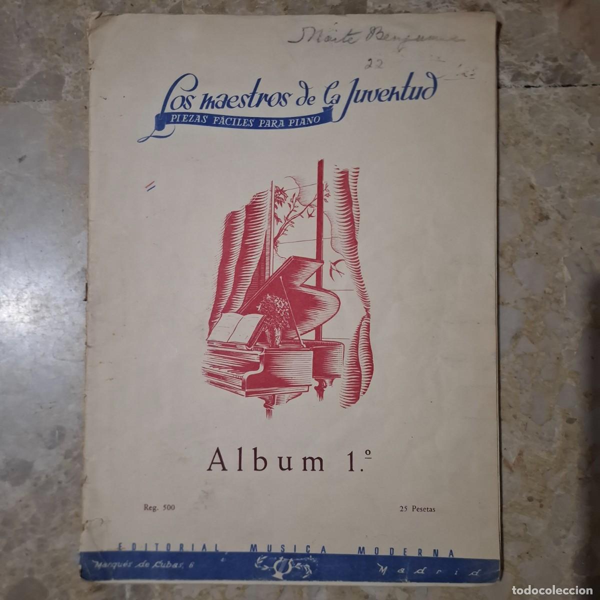 Partituras musicales: LOS MAESTROS DE LA JUVENTUD (PIEZAS F&Aacute;CILES PARA PIANO .parte I)