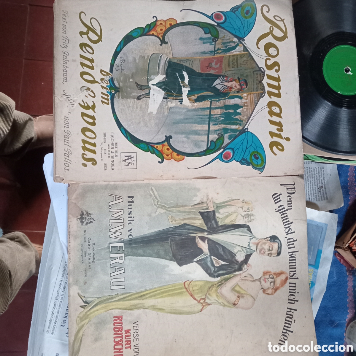 Partituras musicales: LOTE DE 2 ANTIGUAS PARTITURAS ALEMANAS A&Ntilde;O 20