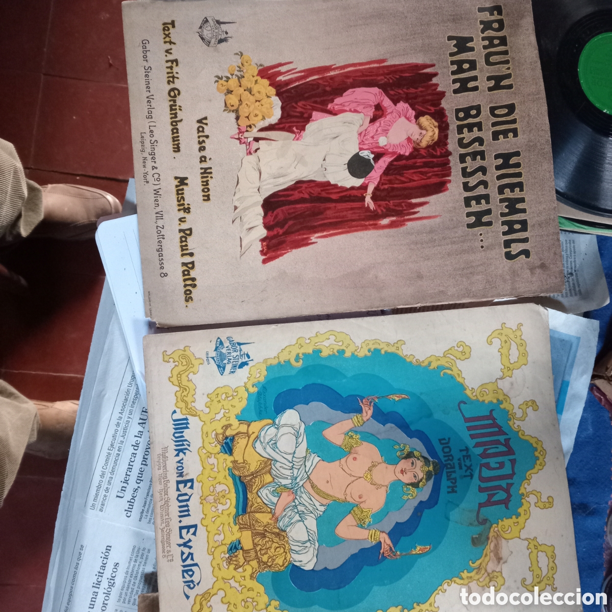 Partituras musicales: LOTE PARTITURAS ALEMANAS ANTIGUAS A&Ntilde;OS,20
