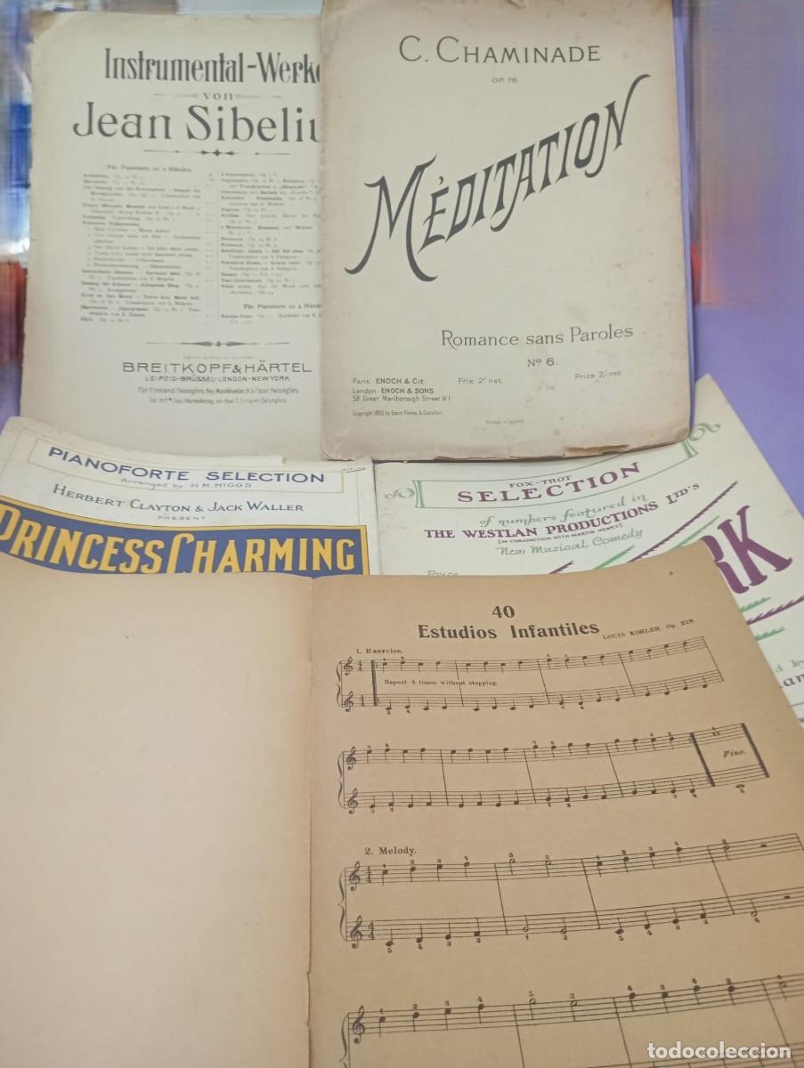 Partituras musicales: LOTE 5 PARTITURAS ANTIGUAS