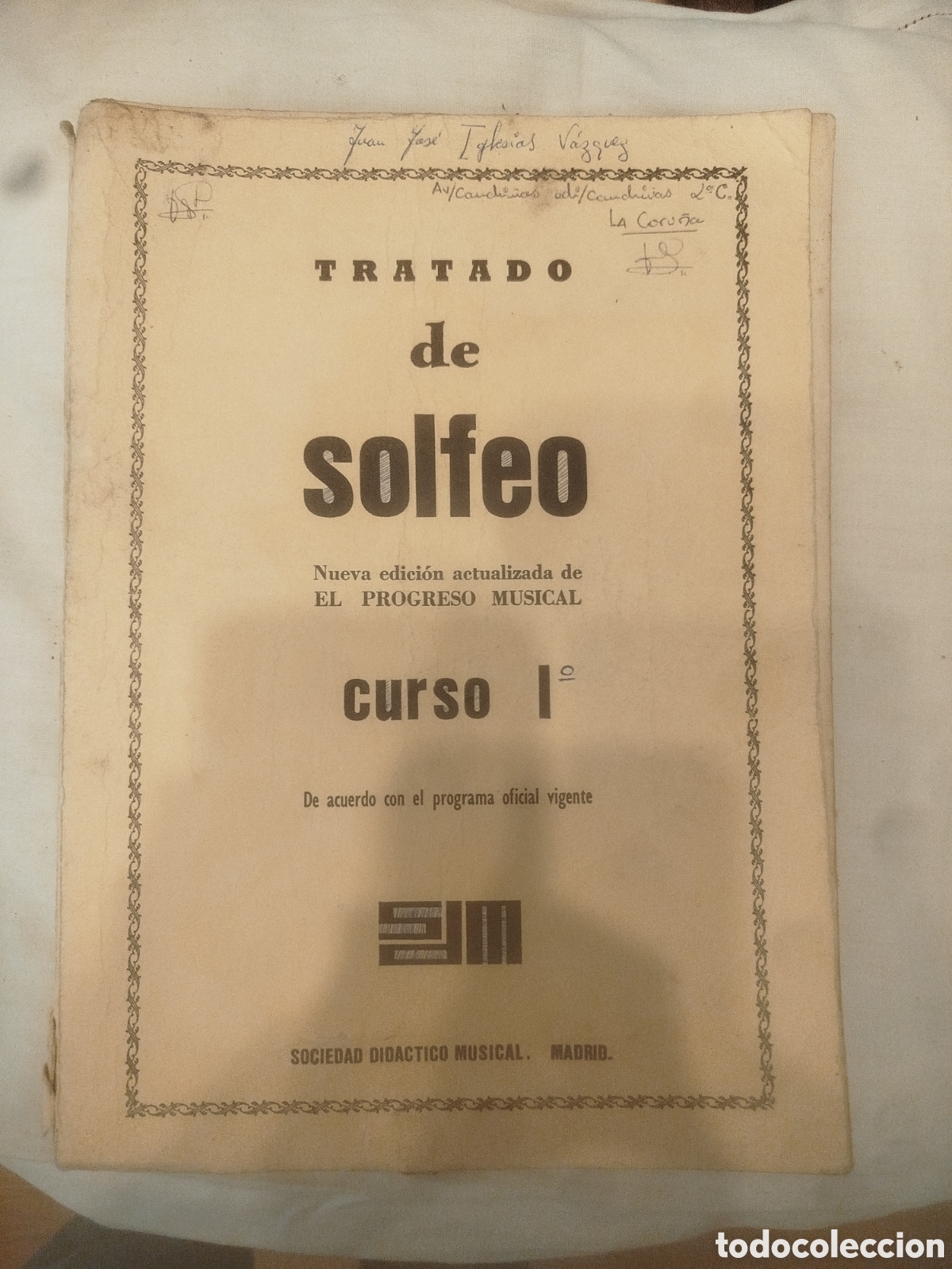 Partituras musicales: Tratado de Solfeo - Curso I&rdquo; (Nueva edici&oacute;n actualizada de El Progreso Musical)