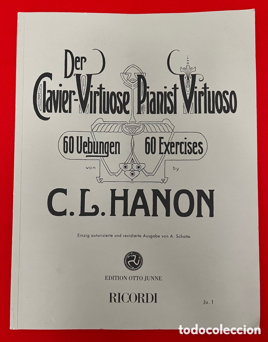 Partituras musicales: Libro de Partituras - CL Hanon - Piano Virtuoso