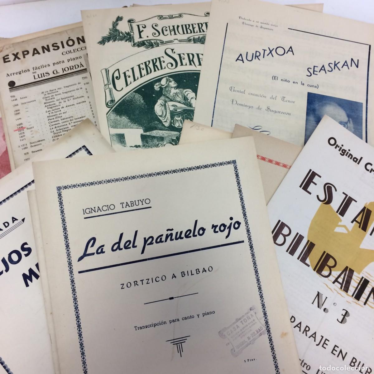 Partituras musicales: Musica: Lote de 40 Partituras Antiguas - M. Clavero, Antonio Guijarro, Luis Nu&ntilde;ez...