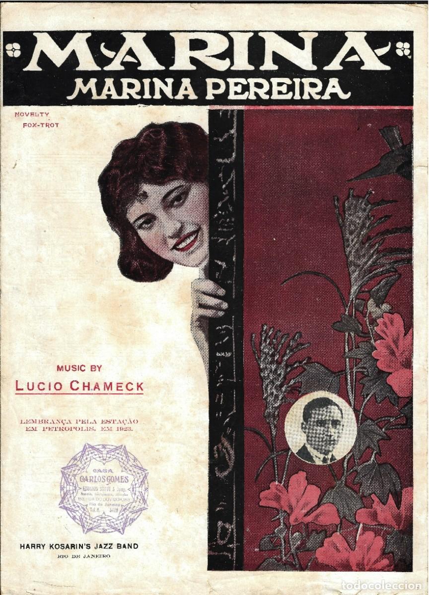 Partituras musicales: Par de partituras de jazz raras (1923) &ndash; Harry Kosarin Jazz Band / Lucio Chameck