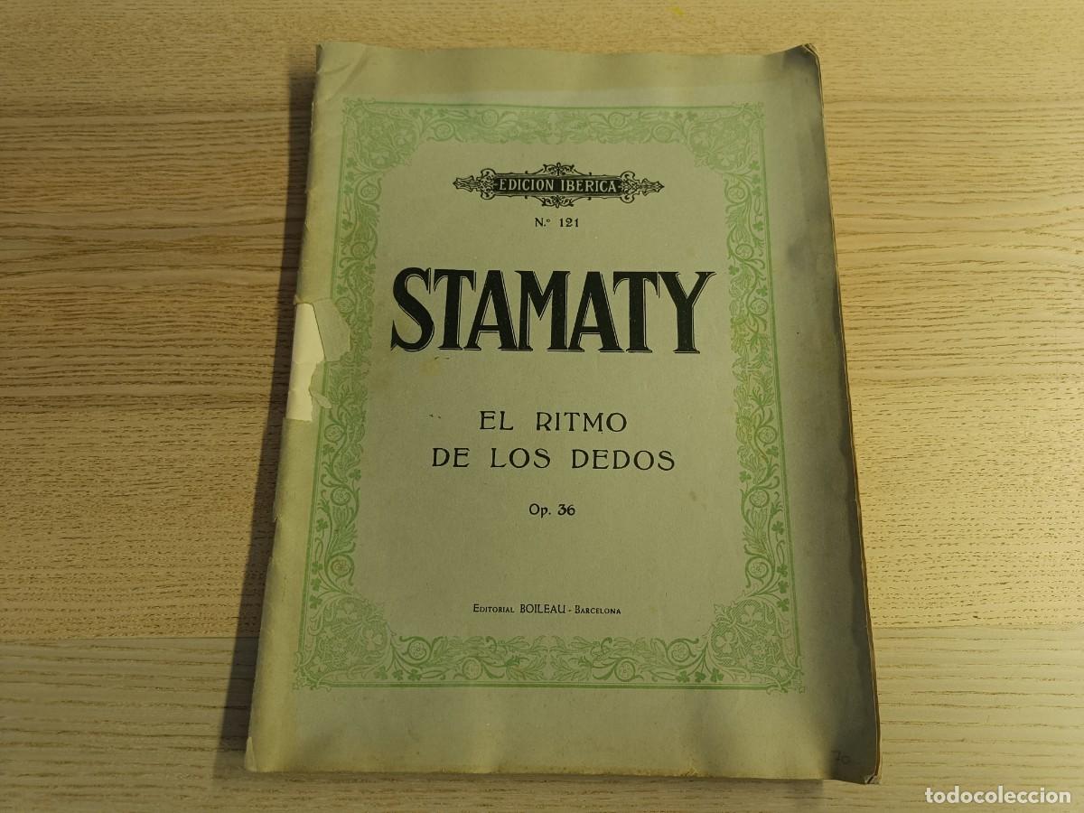 Partituras musicales: Partitura &rdquo;El ritmo de los dedos&rdquo; Op. 36. Camilo Stamaty. Edici&oacute;n Ib&eacute;rica 121. Boileau