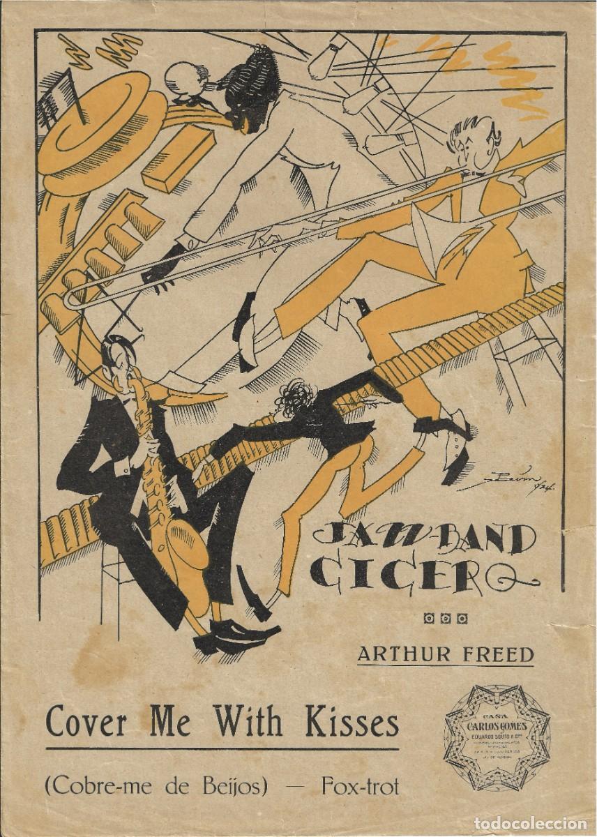 Partituras musicales: 1 776 2 Partituras Vintage de la d&eacute;cada de 1920 &ndash; Jazz / Fox-Trot Art D&eacute;co