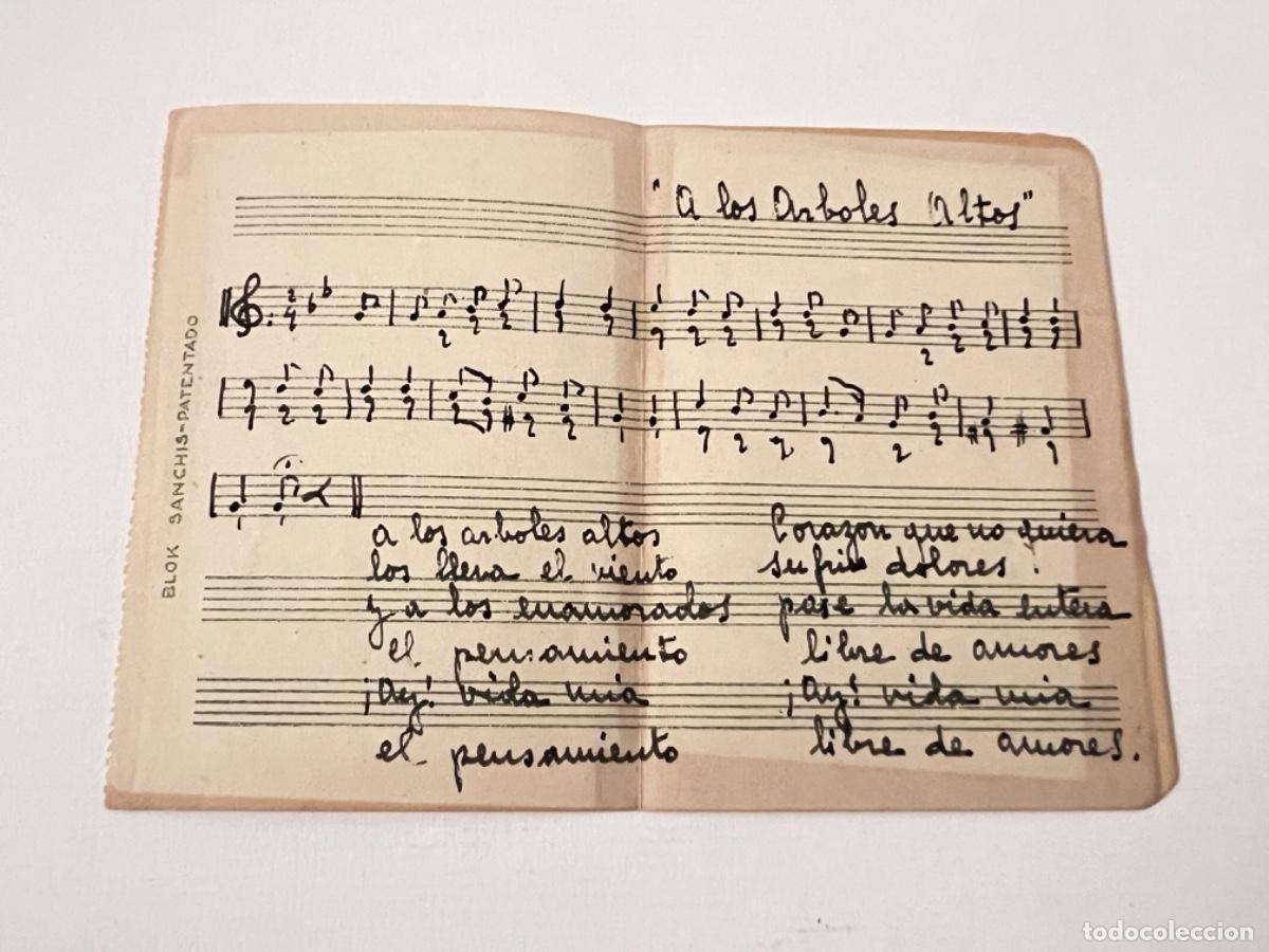 Partitions Musicales: Partitura A LOS &Aacute;RBOLES ALTOS
