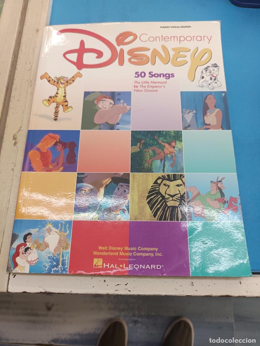 Partituras musicales: CONTEMPORARY DISNEY 50 SONGS PIANO/VOCAL/GUITAR