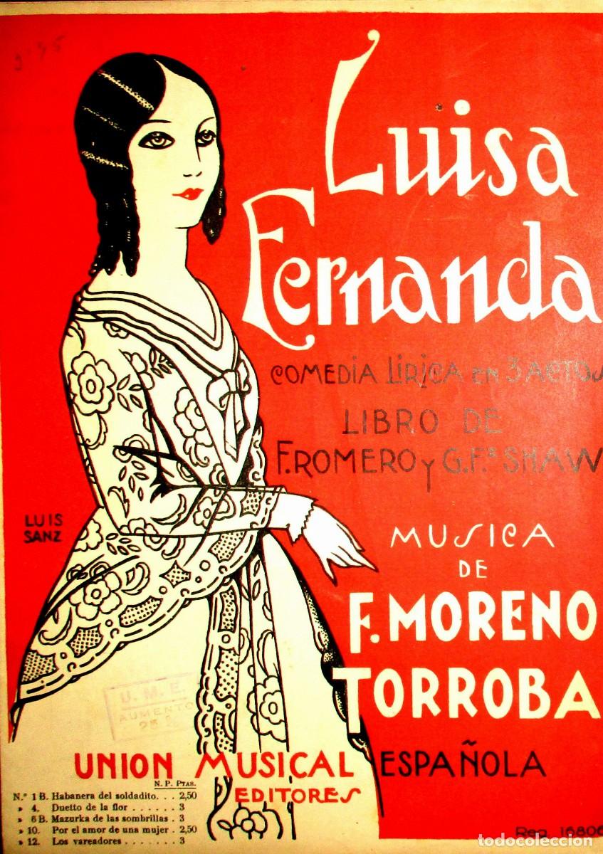 Partiture musicali: PARTITURA DE LOS VAREADORES, DE LUISA FERNANDA.