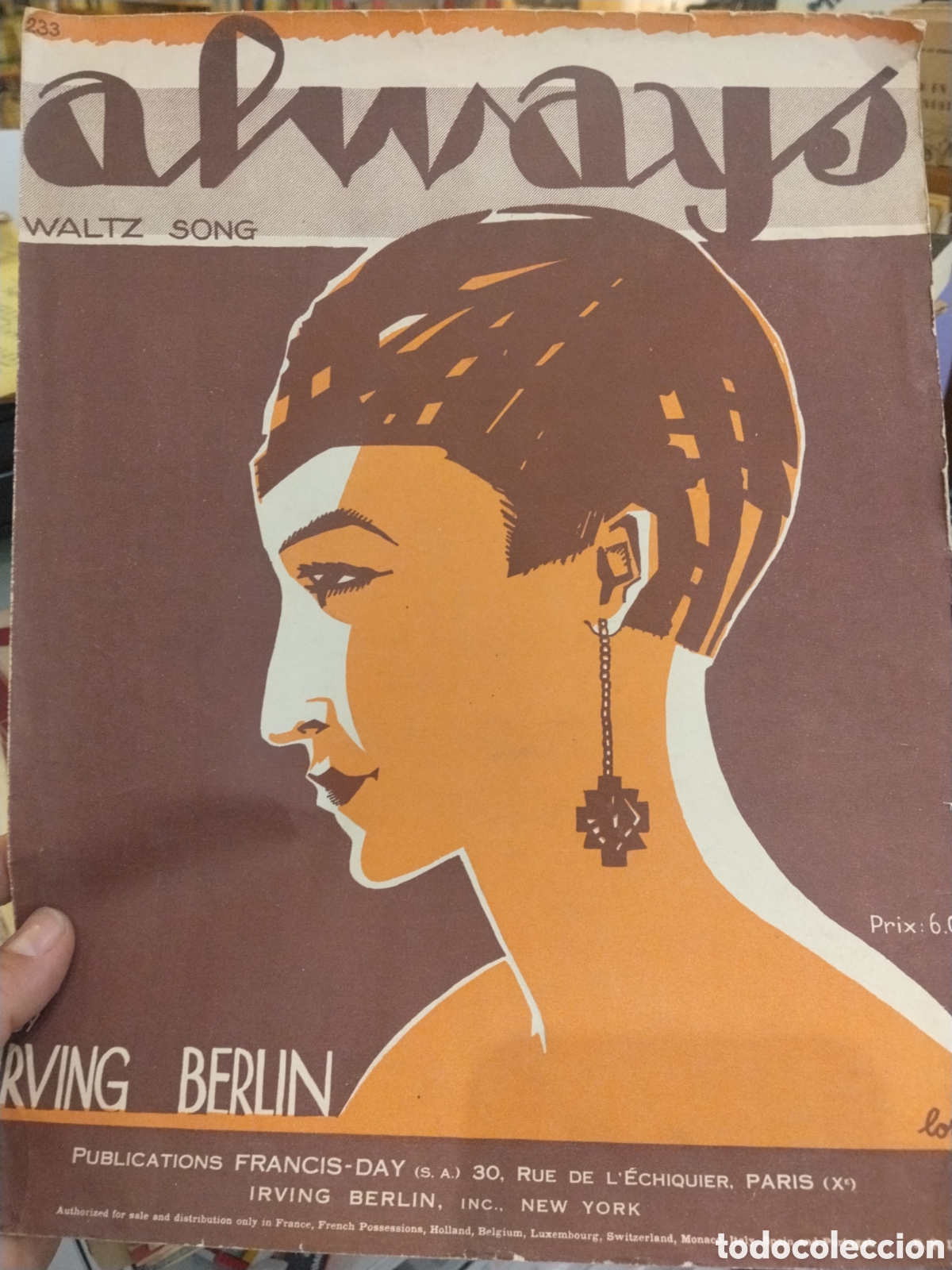 Musical scores: Partitura. Irving Berlin. Always