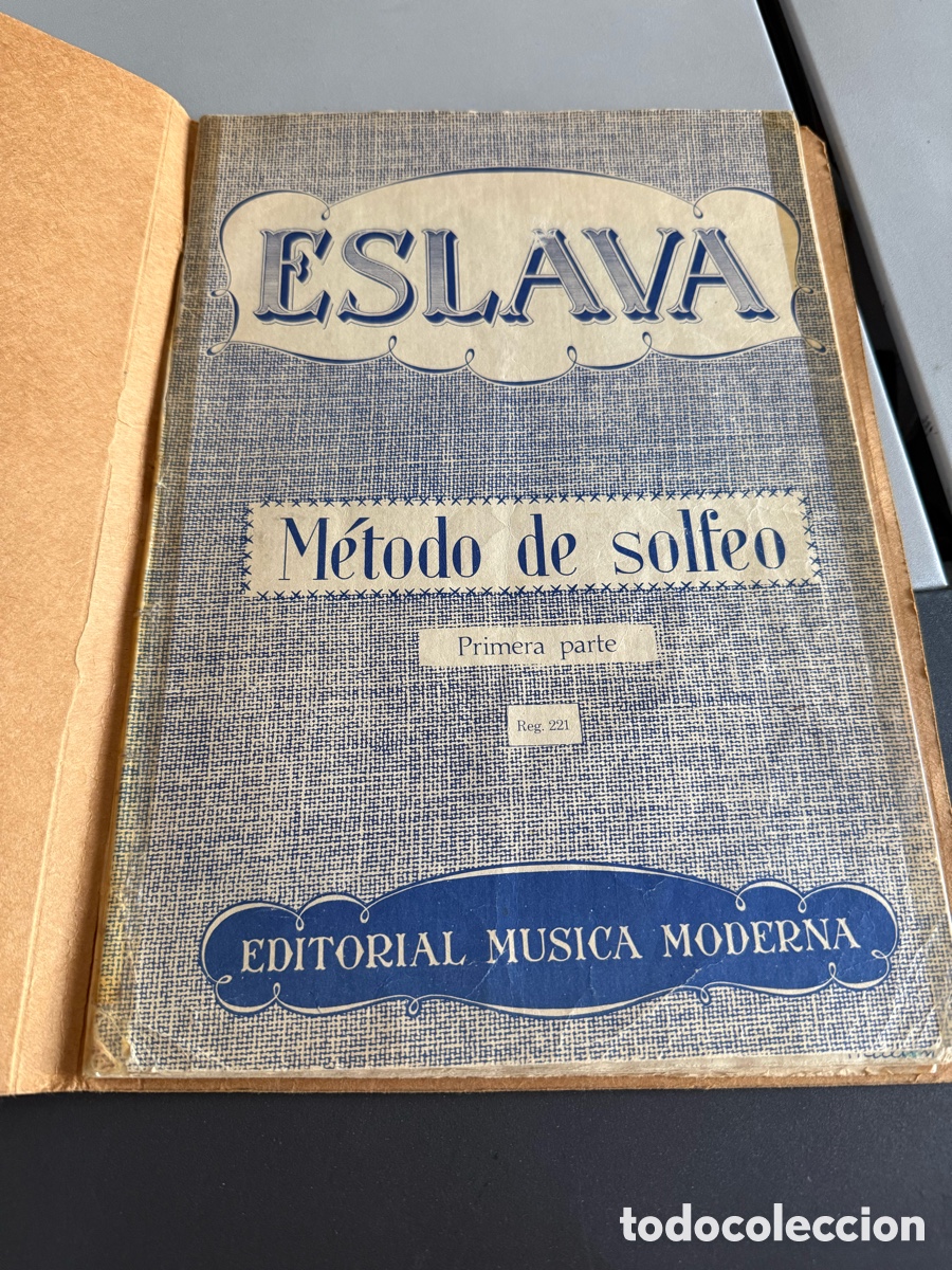 Partituras musicales: M&Eacute;TODO DE SOLFEO. ESLAVA. Primera Parte. 28 p&aacute;ginas