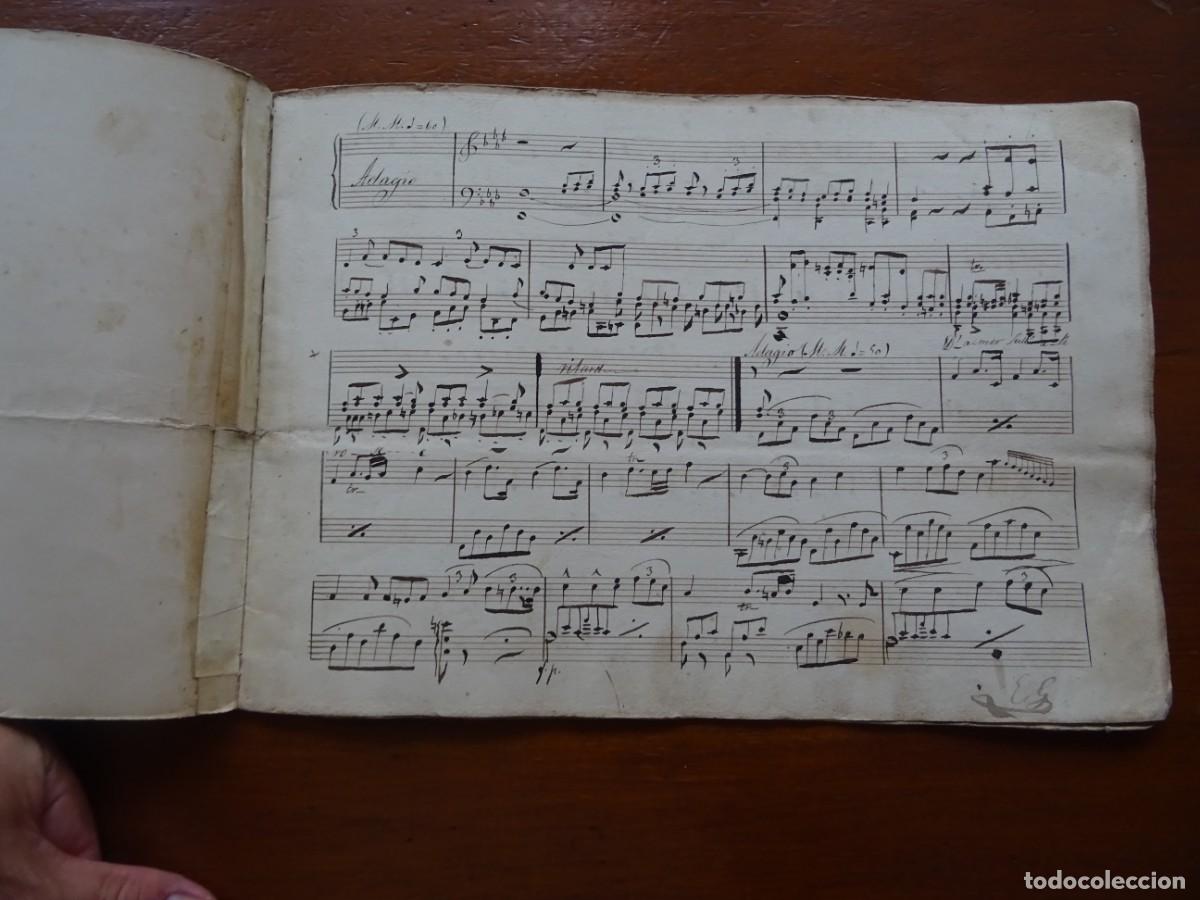 Partituras musicales: Aria, Il Trovatore, Verdi, partitura manuscrita, 7 p&aacute;ginas