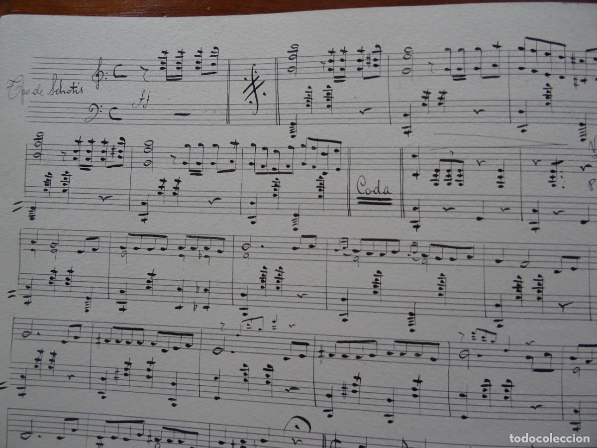 Partituras musicales: Registro en Sociedad Autores de Bilbao de Schotis Y charlest&oacute;n, Berista&iacute;n, Urrengoechea y E Collado