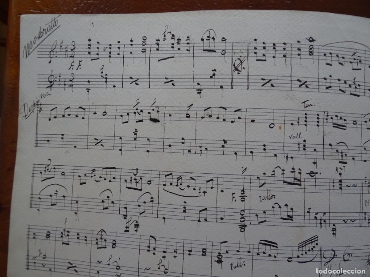 Partituras musicales: Registro Sociedad Autores Pastorela Ram&oacute;n Zarzoso y Enrique Sierra Rivas, 2 pags