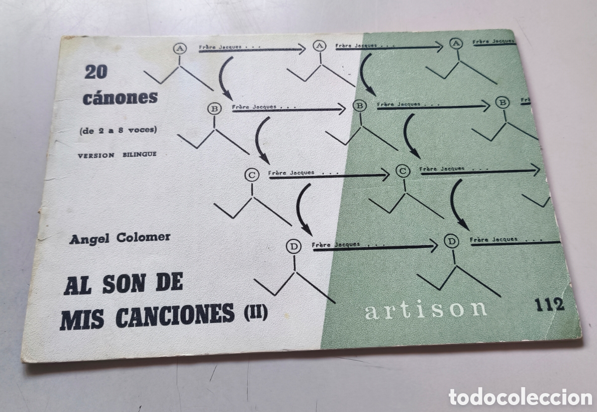 Partituras musicales: 20 c&aacute;nones (de 2 a 8 voces) - Versi&oacute;n biling&uuml;e&rdquo;, parte del volumen &rdquo;Al son de mis canciones