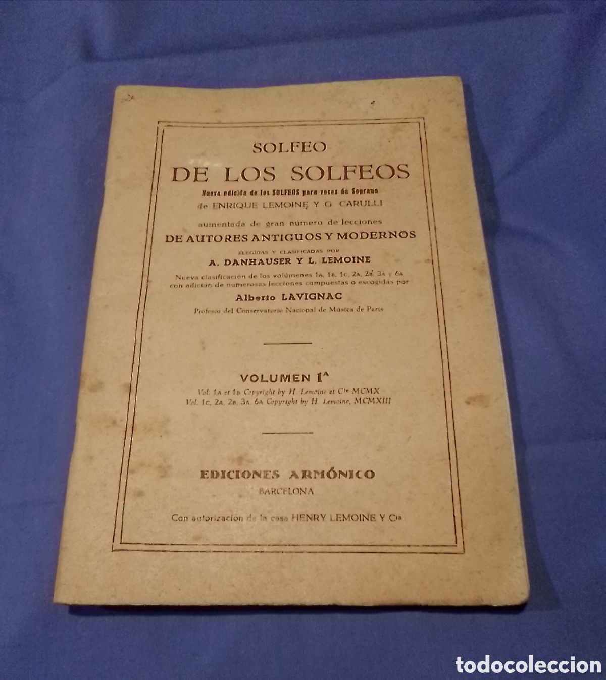 Partituras musicales: Libro solfeo de los solfeos vol 1 - Foto 1