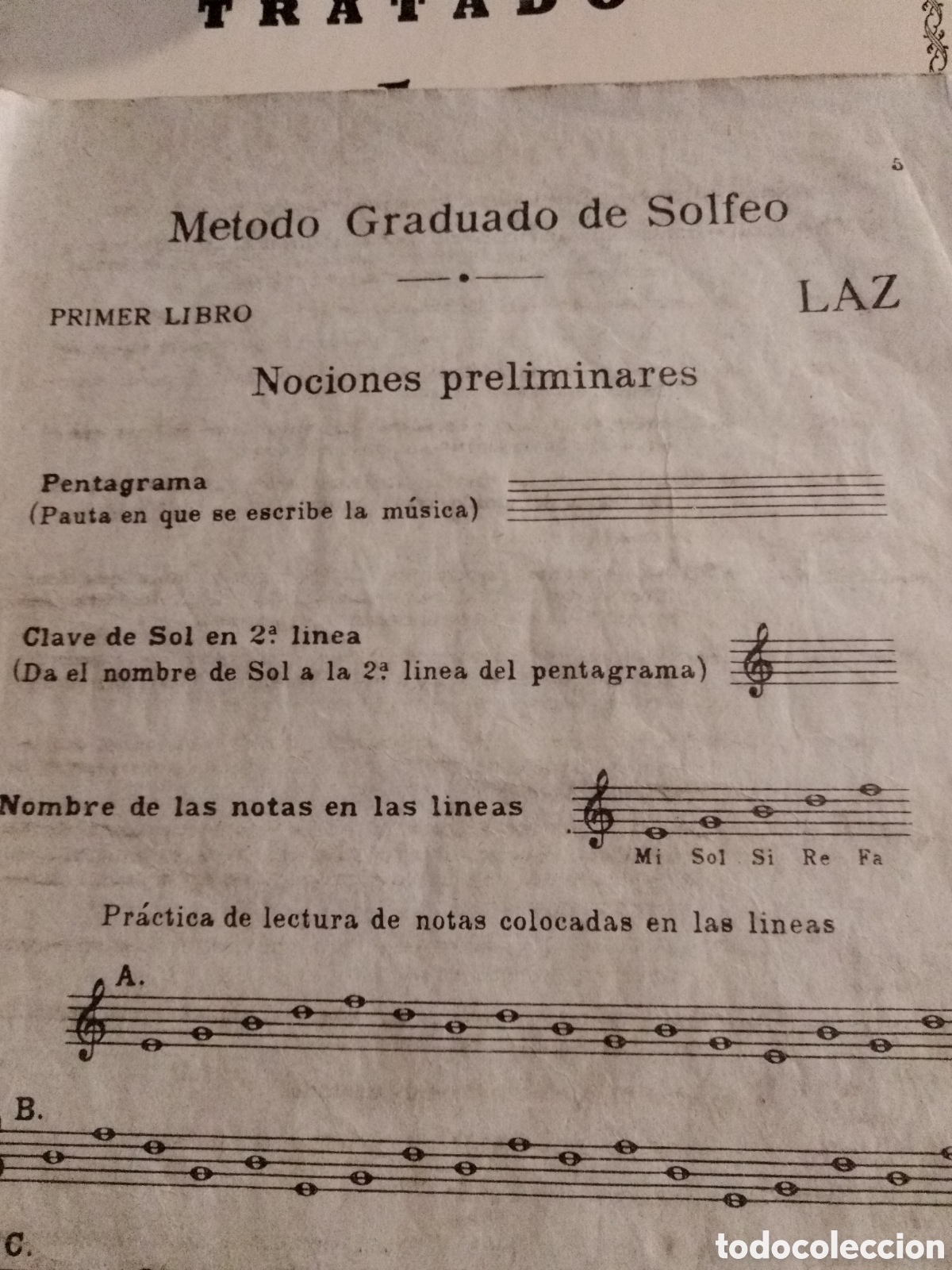 Partituras musicales: Libro solfeo partituras y ejercicios - Foto 4