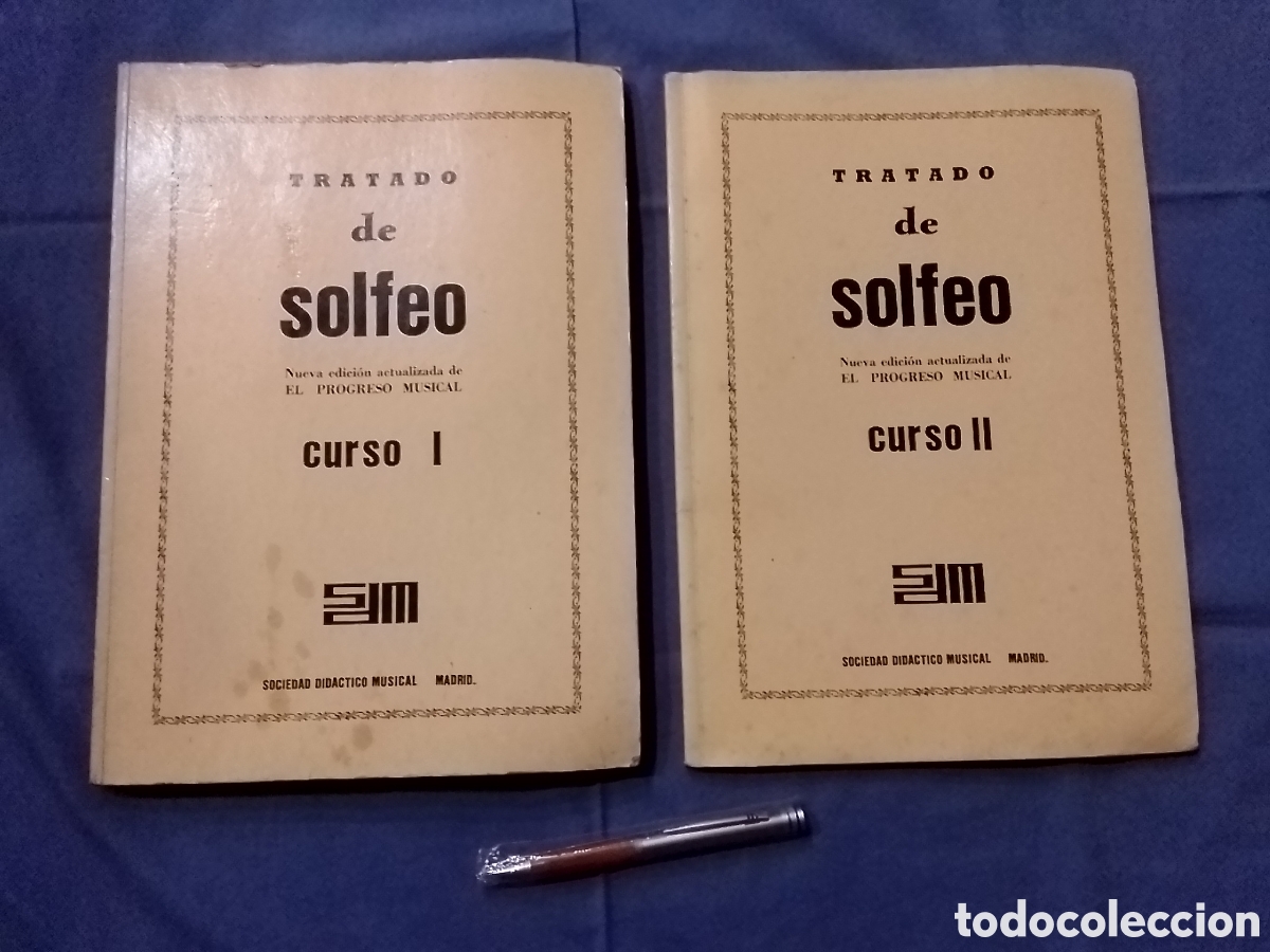 Partituras musicales: Tratado de solfeo I- II