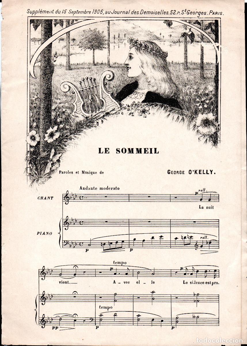 Partitions Musicales: [Partitura]. Le Sommeil.