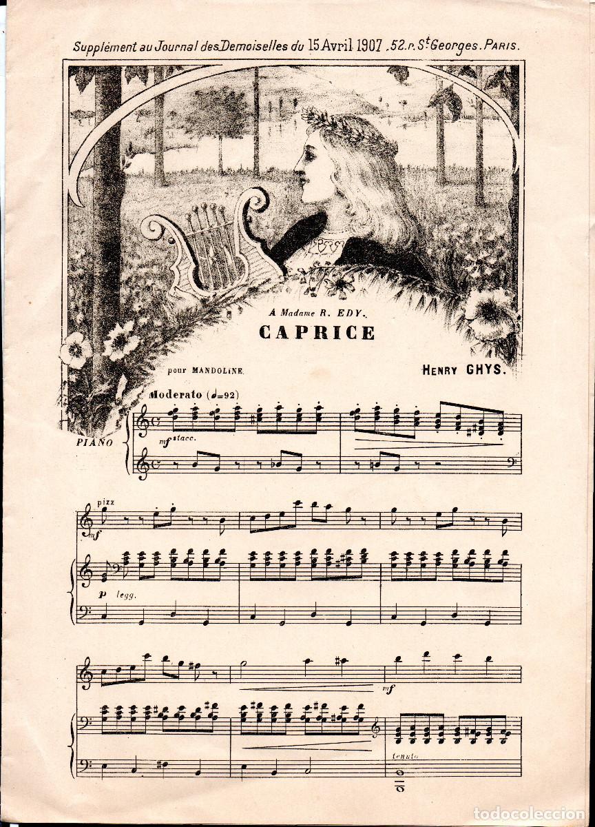 Partitions Musicales: [Partitura]. A Madame R. Edy. Caprice.