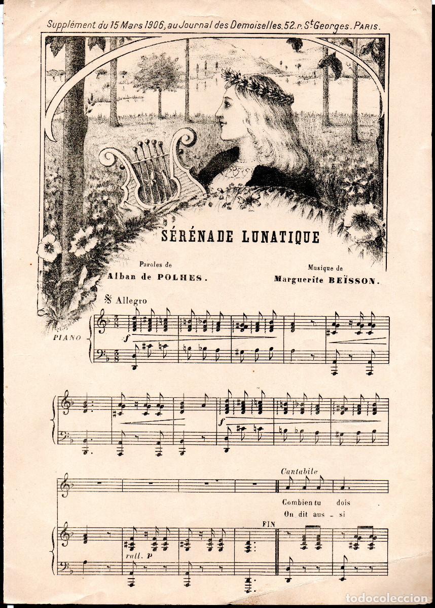 Partitions Musicales: [Partitura]. S&eacute;r&eacute;nade Lunatique.