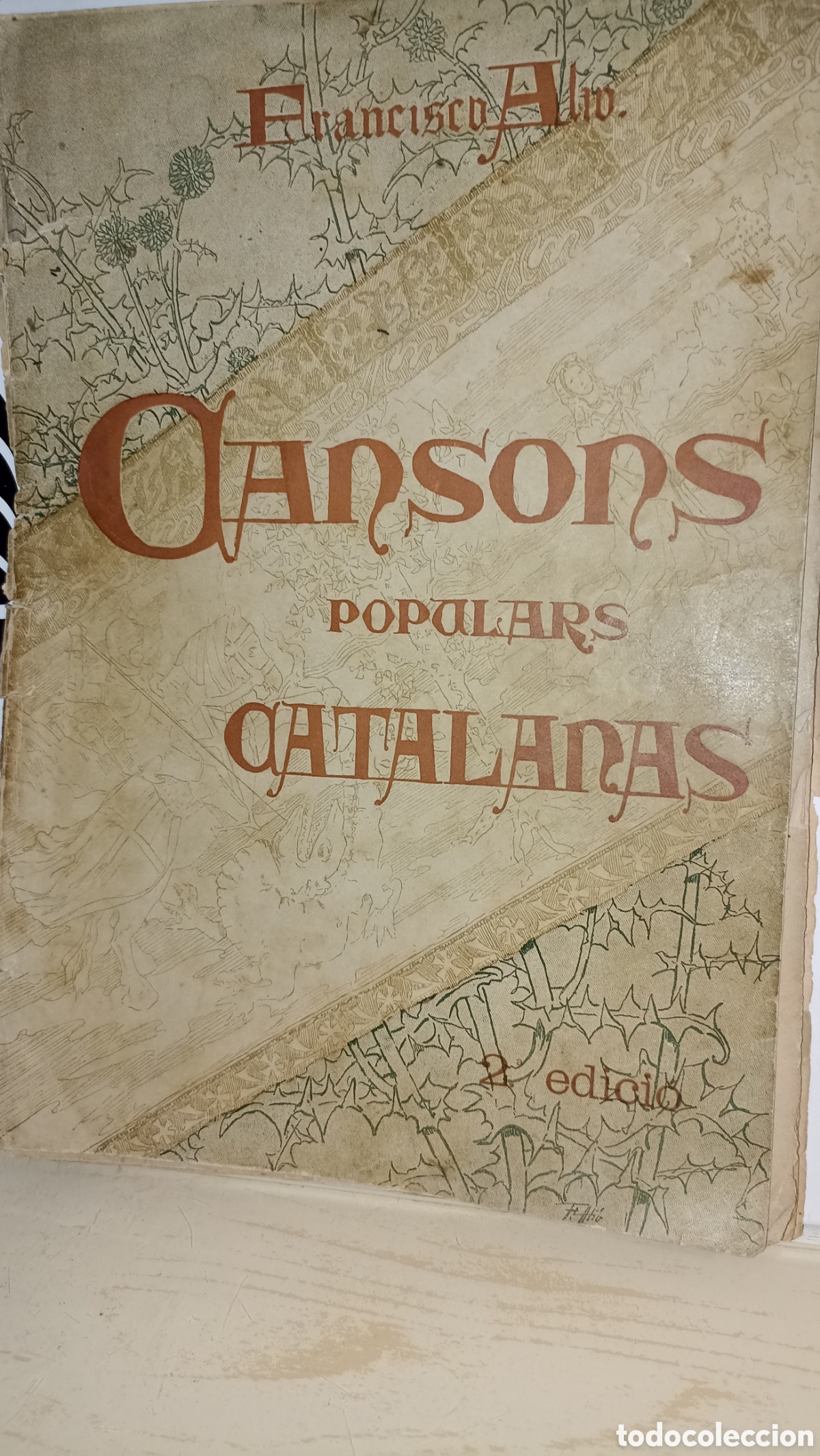 Partituras musicales: Cansons Populars Catalanas - Francisco Ali&oacute; (2a Edici&oacute;n, Joan Bta. Pujol) - Partitura Antigua