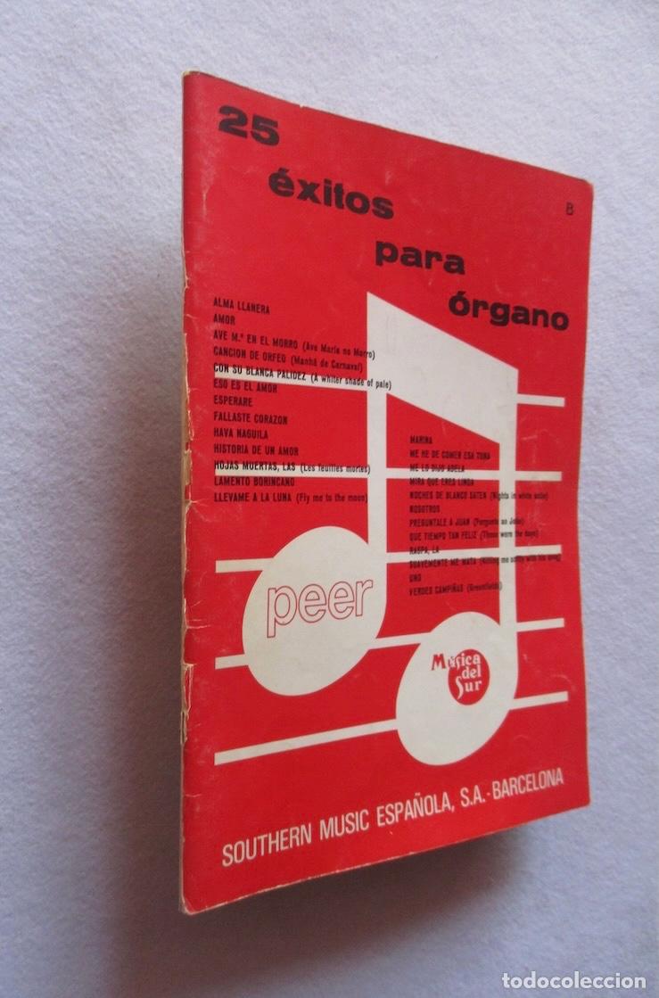Partiture musicali: 25 EXITOS PARA ORGANO