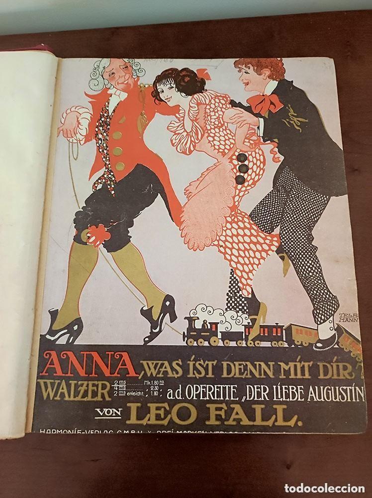 Partituras musicais: Tomo con mas de 30 antiguas partituras principio siglo XX Alemania Leipzig, etc