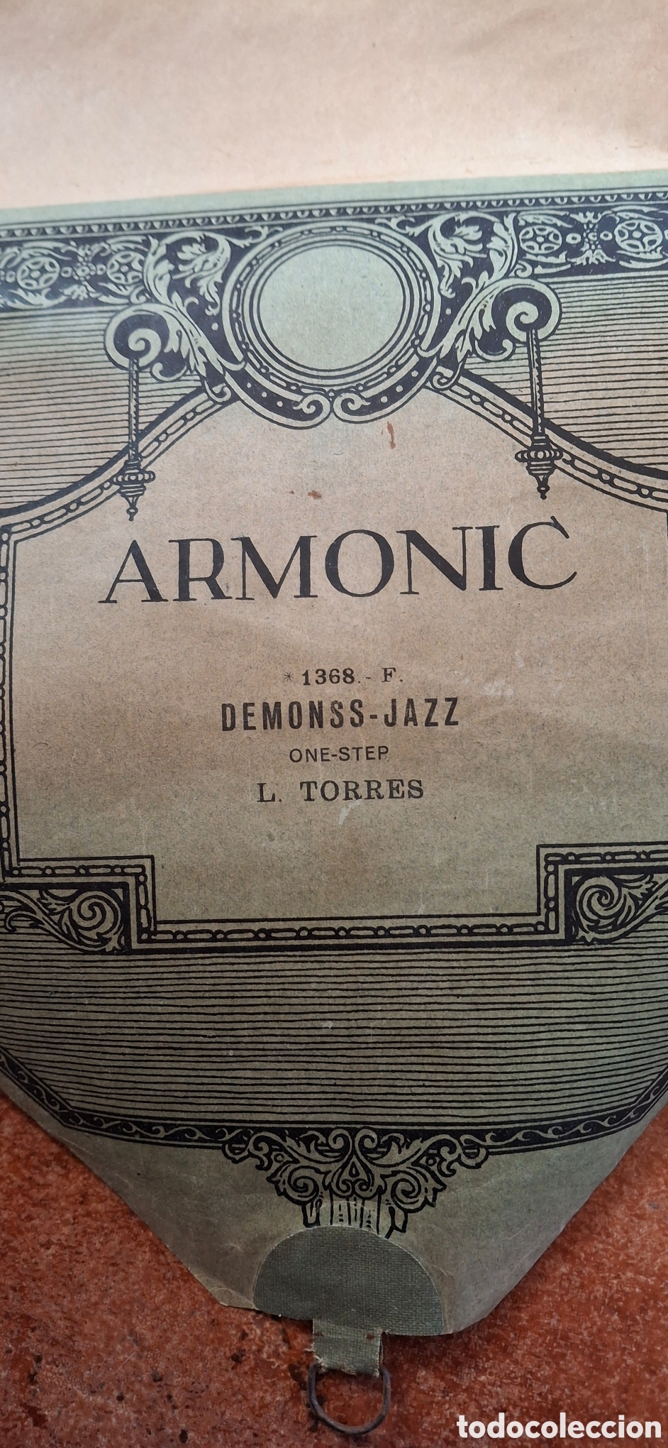 Partituras musicales: Rollo Pianola 88 Notas Armonic Rolls 1368-F: Demonss-Jazz (One-Step) - L. Torres - A&ntilde;os 20