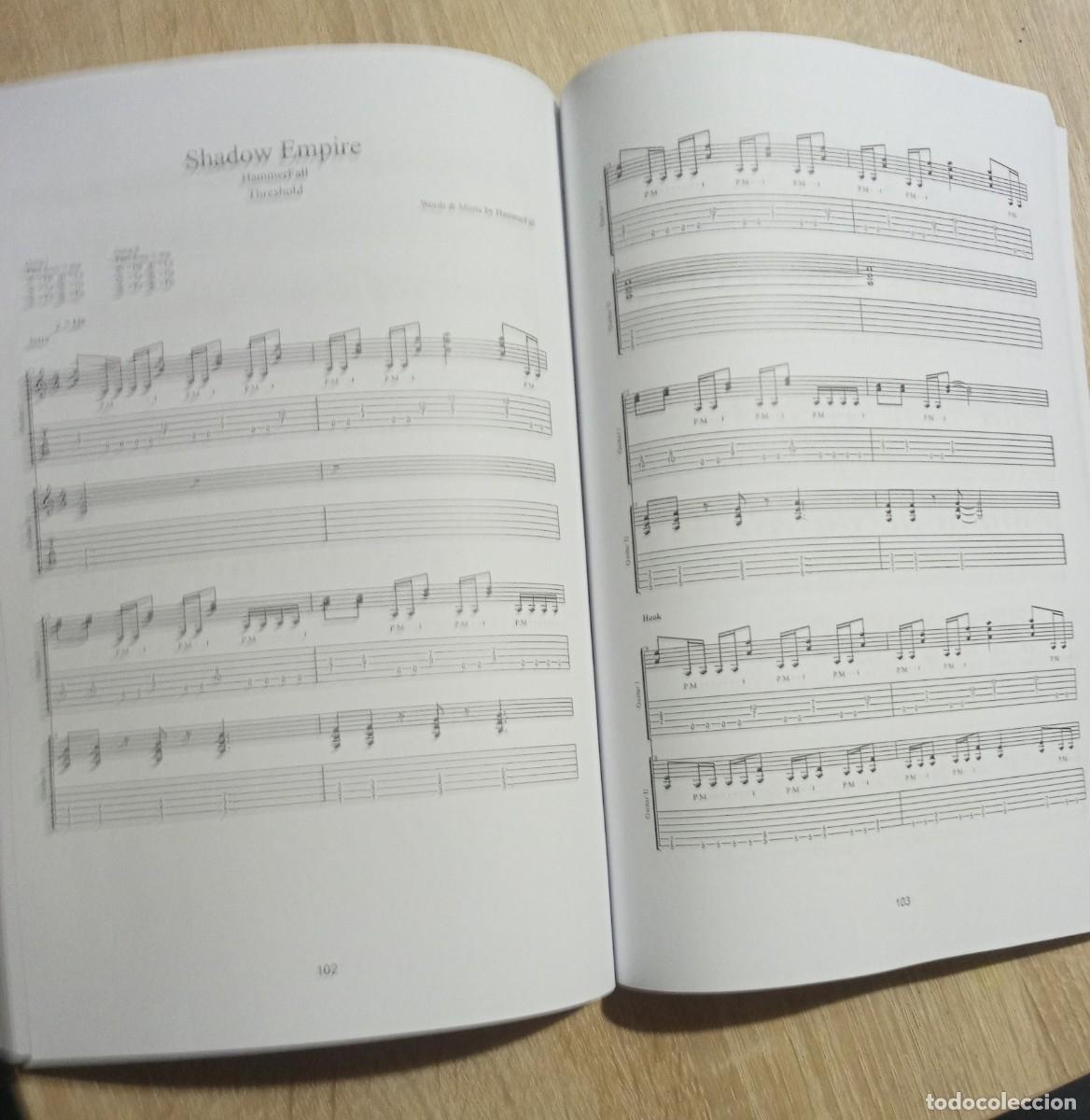 Partituras musicales: HAMMERFALL - THRESHOLD - Tab Book - Foto 3