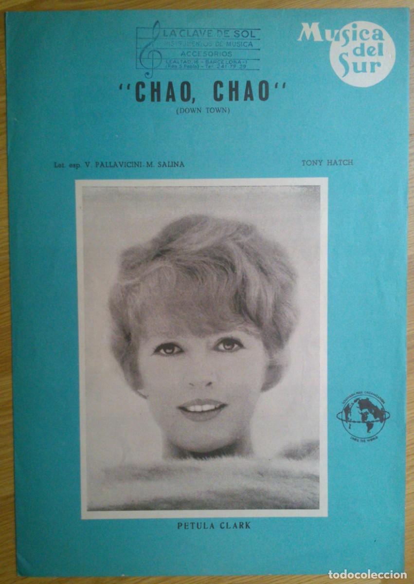 Partituras musicais: PARTITURA 'CHAO, CHAO' - PETULA CLARK