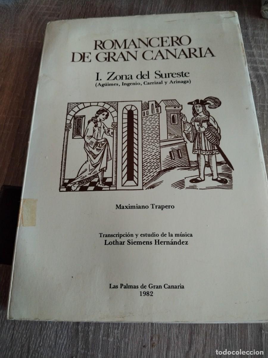 Partituras musicales: Romancero de Gran Canaria, I. Zona del Sureste, ed. Mancomunidad de Cabildos, 1982