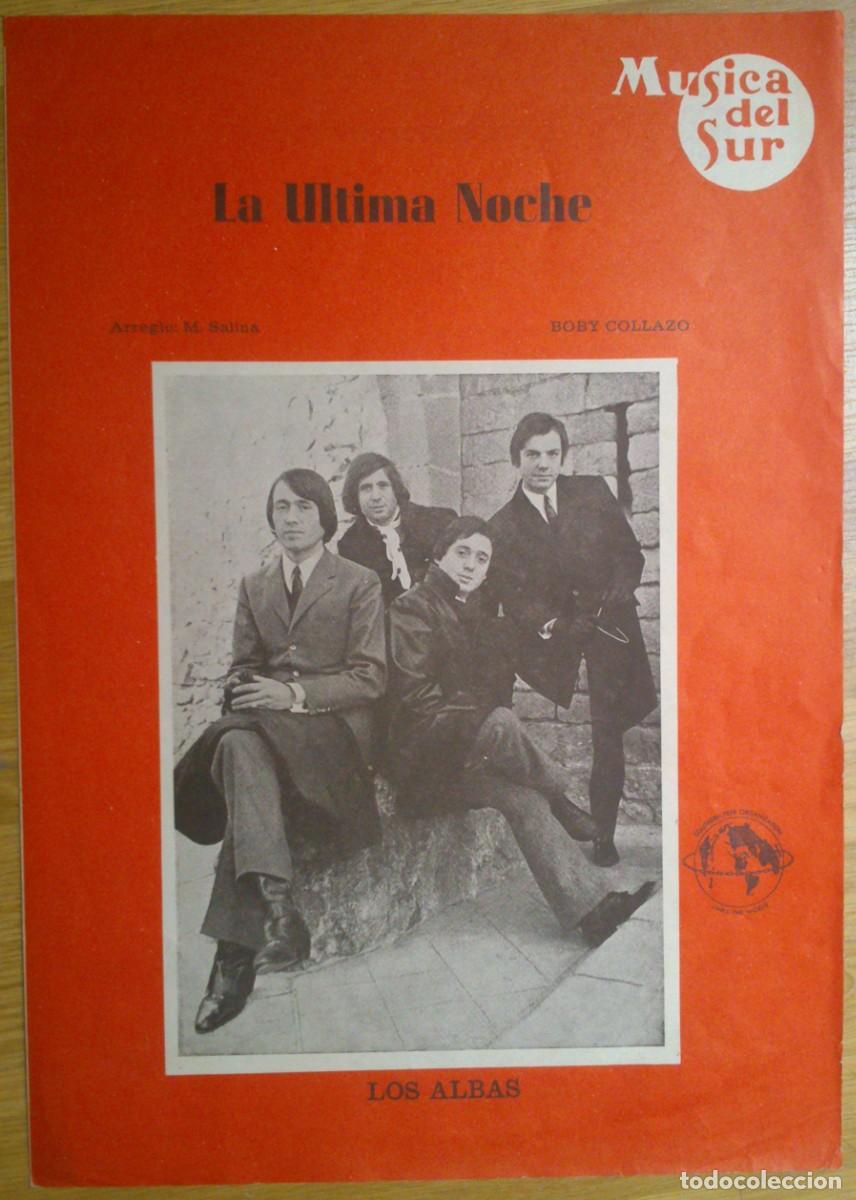 Partiture musicali: PARTITURA 'LA ULTIMA NOCHE' - LOS ALBAS