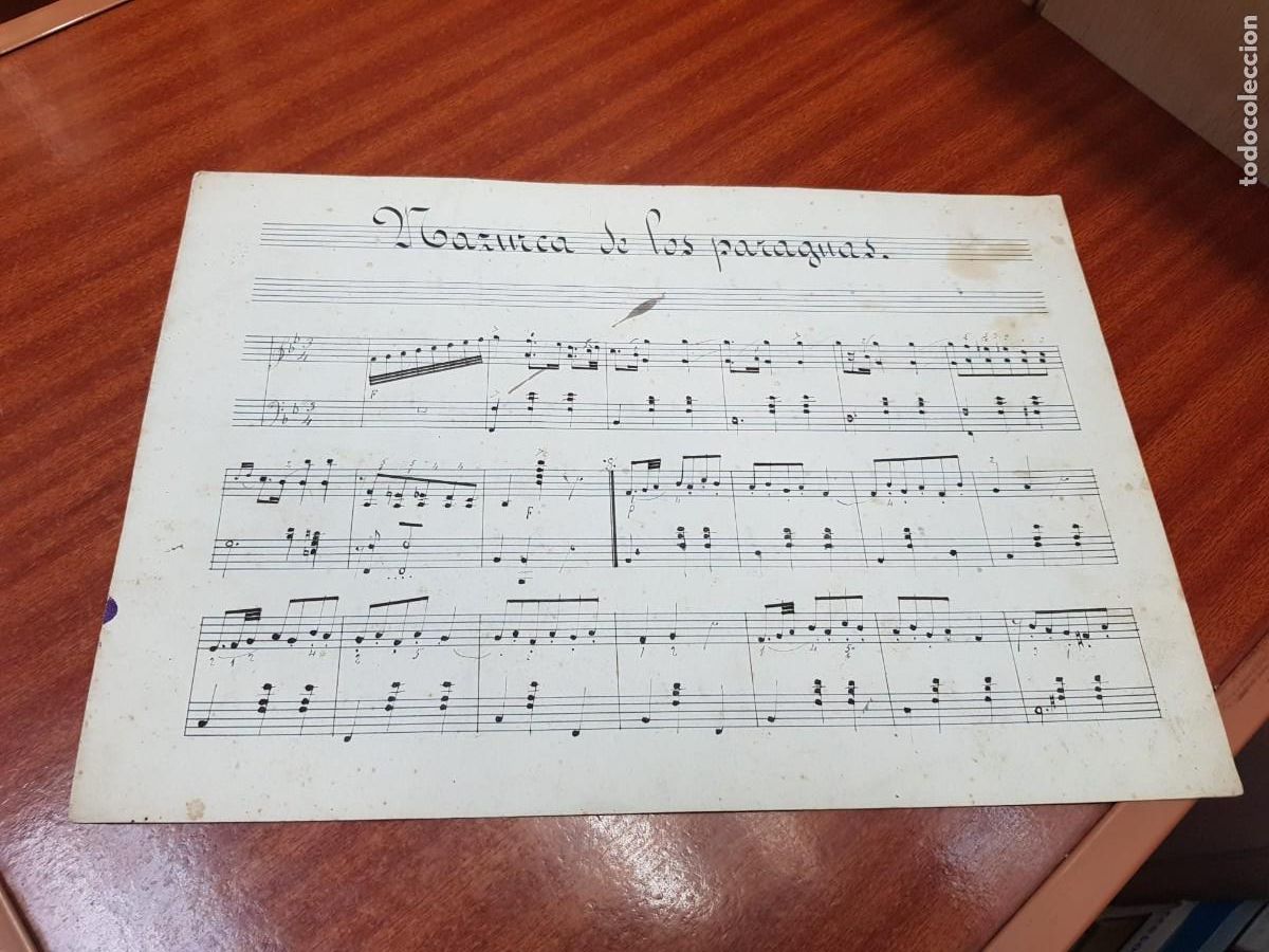 Partituras musicales: PARTITURA-MAZURCA DE LOS PARAGUAS