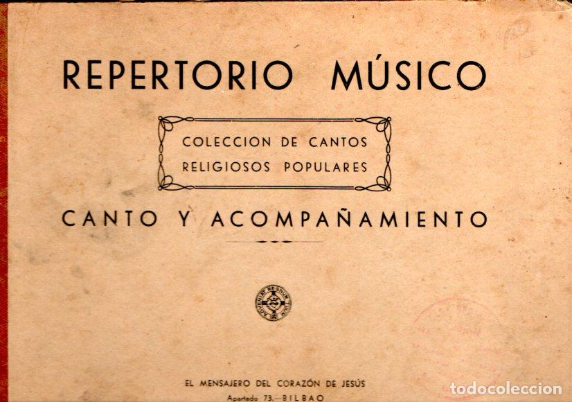 Partituras musicales: CANTOS RELIGIOSOS POPULARES - 50 PARTITURAS (C. 1940)