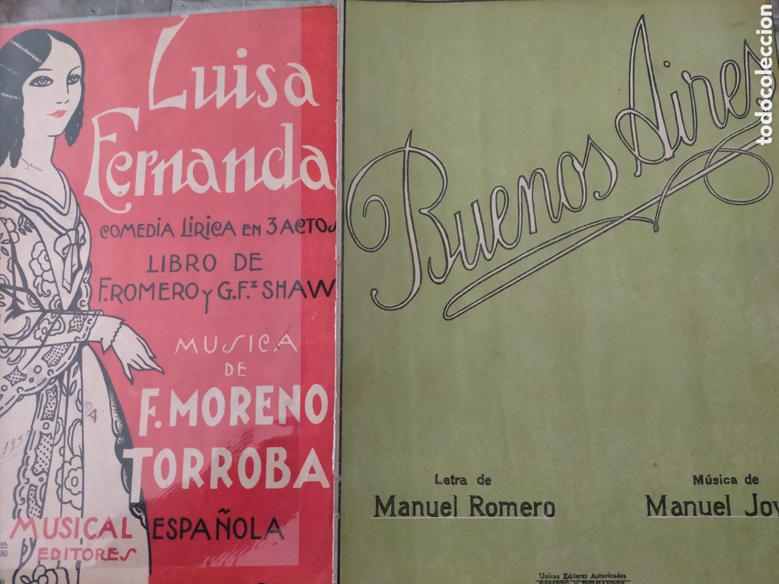 Partituras musicales: : CAT&Aacute;LOGO HIST&Oacute;RICO DE PARTITURAS 21 partituras vario estilo musical