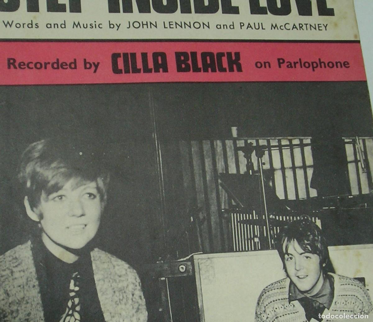 Partituras musicales: CILLA BLACK PARTITURAS DE SUS CANCIONES STEP INSIDE LOVE ESCRITA POR PAUL MACCARTNEY LENNON Y OTRAS