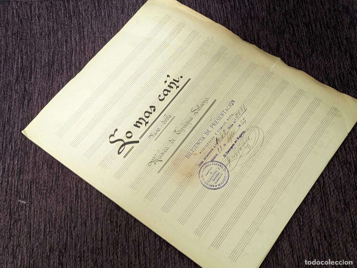 Partituras musicales: PARTITURA ORIGINAL DE ENRIC SOLSONA I GILABERT, PASO-DOBLE 1929